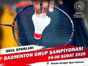 Denizli'de Badminton Gençler Müsabakaları